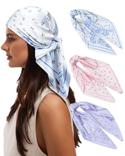 Silk Head Scarves 3-Pack