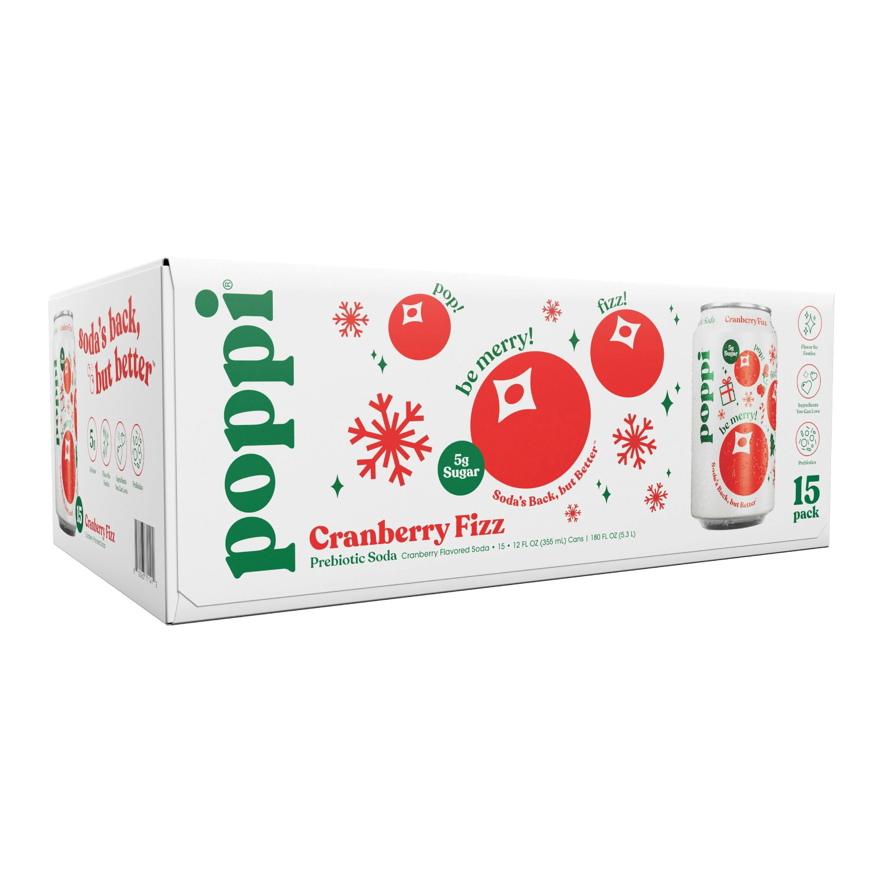 poppi Prebiotic Soda 15-Pack