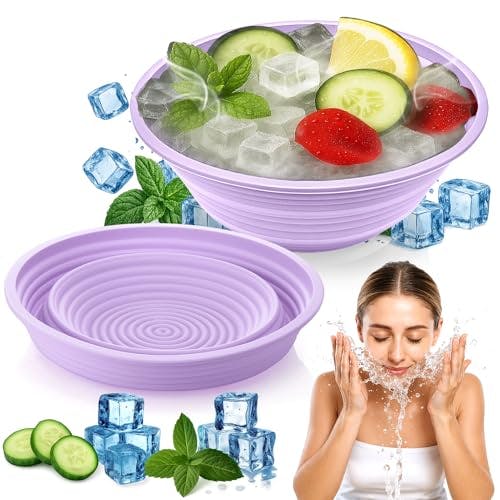 Collapsible Facial Ice Bath Bowl