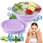 Collapsible Facial Ice Bath Bowl