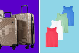 luggage and kids' clothing