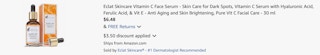 Amazon Eclat Vitamin C Face Serum 2025