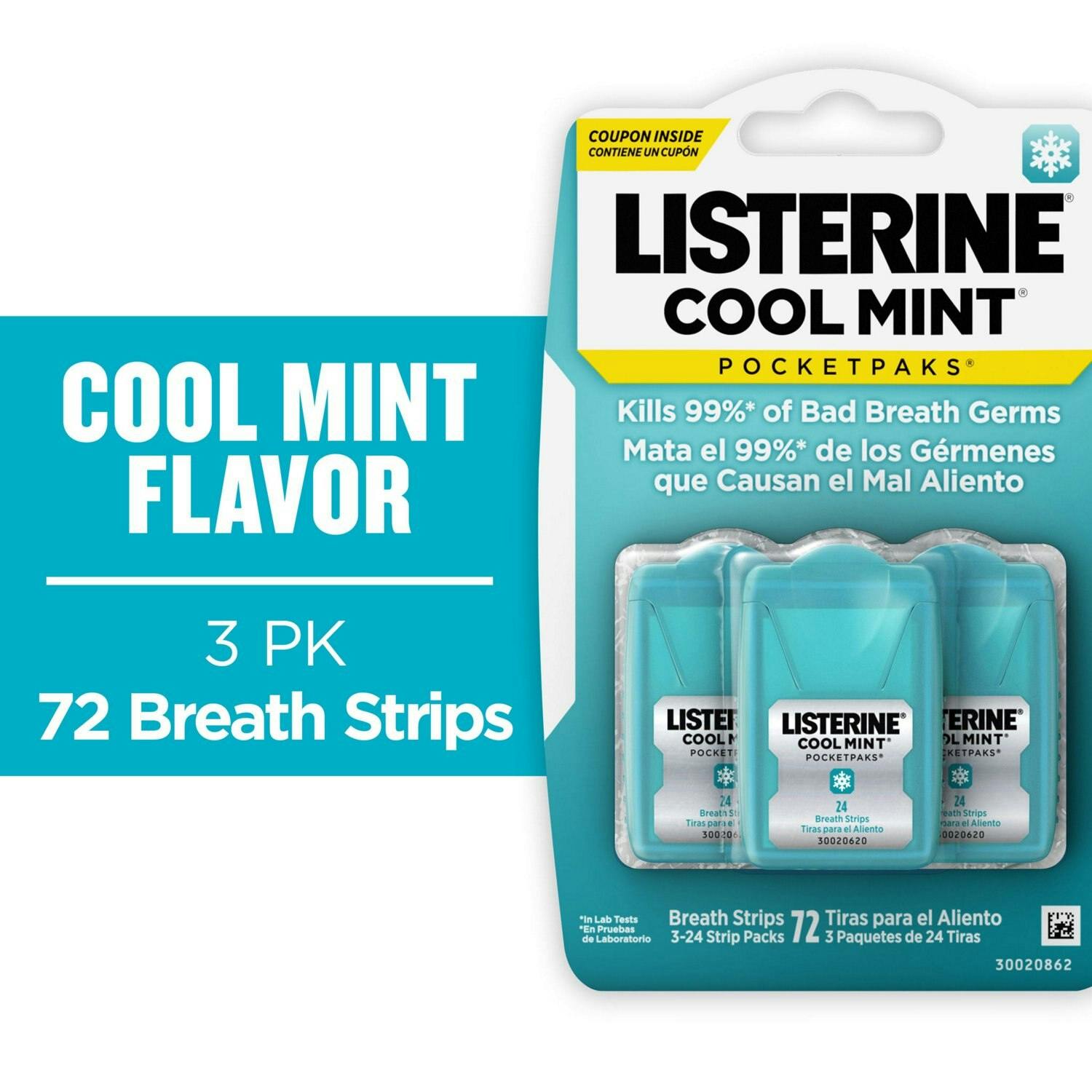 Listerine Pocketpaks 3-Pack
