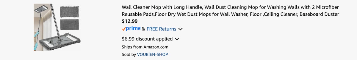 Amazon wall dust mop 2025