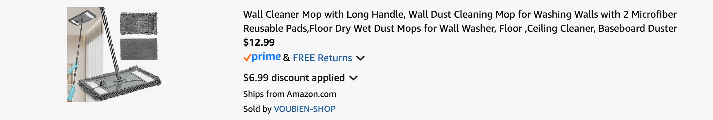 Amazon wall dust mop 2025