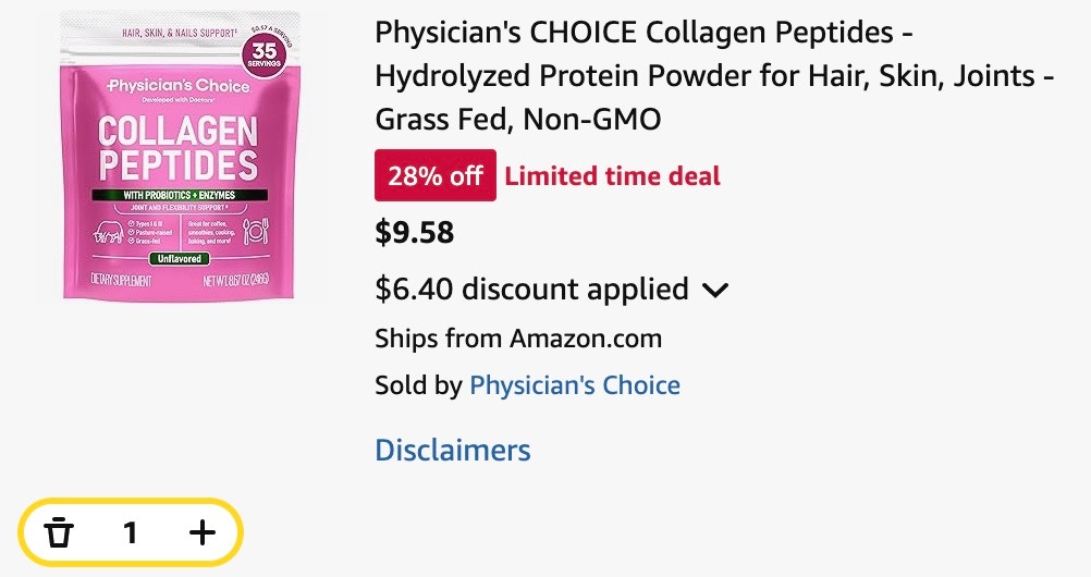 Physicians CHOICE Collagen Peptides