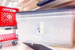 Heavy-Duty Latching Storage Boxes: Pay as Little as $5.32 at Target card image