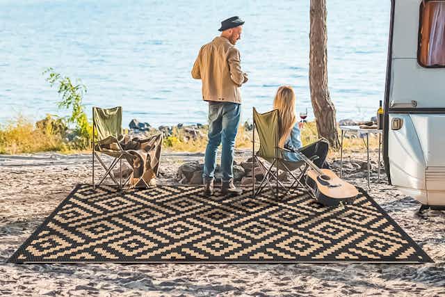 6' x 9' Outdoor Area Rugs, Only $50 at Walmart (Reg. $130) card image