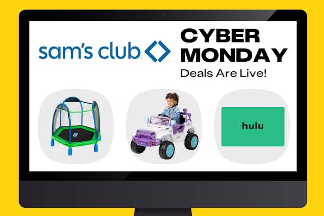 These Sam's Club Cyber Monday Deals End Tonight — 30% Off Gift Cards, Toys, More card image
