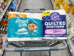 Quilted Northern and Angel Soft Toilet Paper, Only $4.49 Each at Walgreens card image