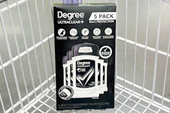 degree deodorant in shopping cart