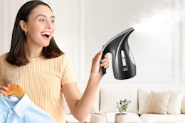 Handheld Steamer, Just $14.99 After Amazon Promo Code (Reg. $39.99)  card image