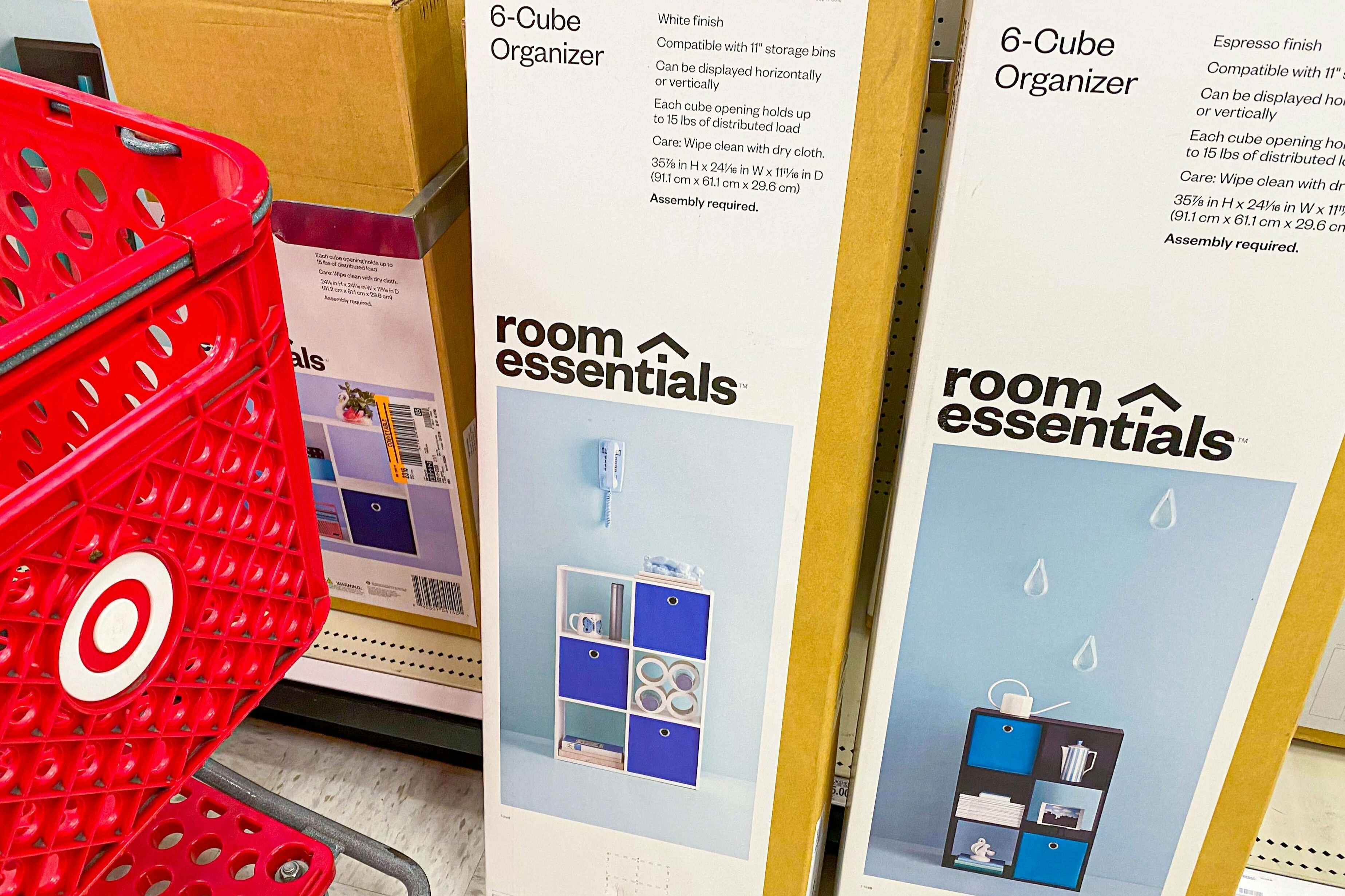 Cube Organizers on Sale at Target: $4 Bins and $19 Bookshelves