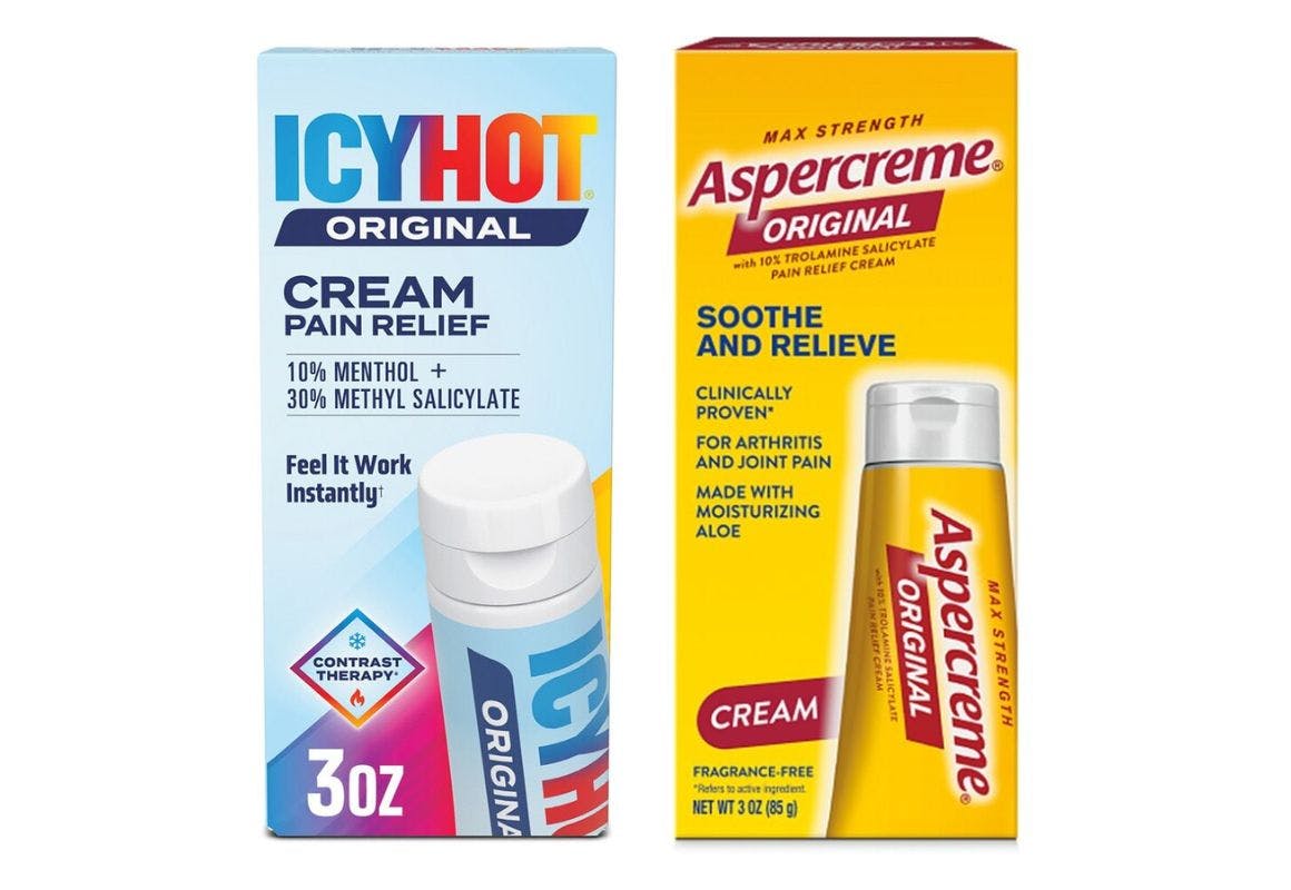 1 Icy Hot + 1 Aspercreme