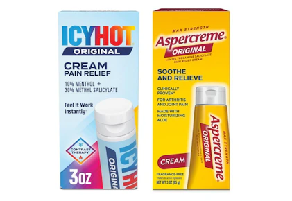 1 Icy Hot + 1 Aspercreme