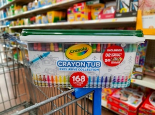 Crayola Crayon Tub at Walmart