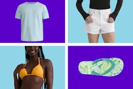 Summer Clothing Deals at Walmart: $2 Kids' Flip-Flops, $5 Shorts, $5 Tees card image