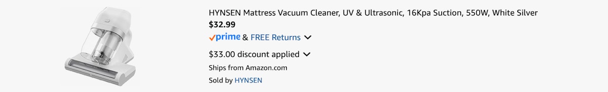 Amazon Mattress Vacuum Cleaner 2025