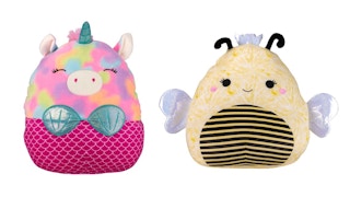 walmart squishmallows unicorn mermaid and queen bee
