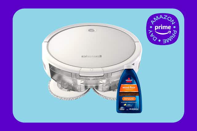 Bissell SpinWave Robot Vacuum, Just $117 for Amazon Prime Day (Reg. $400) card image