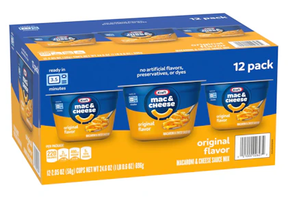 Kraft Macaroni & Cheese Cup 12-Pack