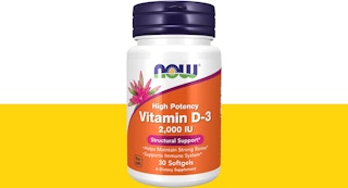 A Now supplement of D3 vitamins