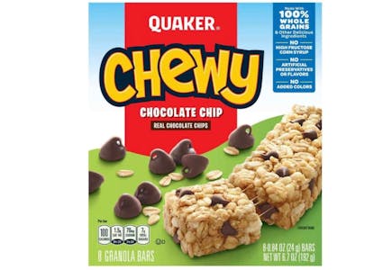 2 Quaker Chewy Bars Boxes