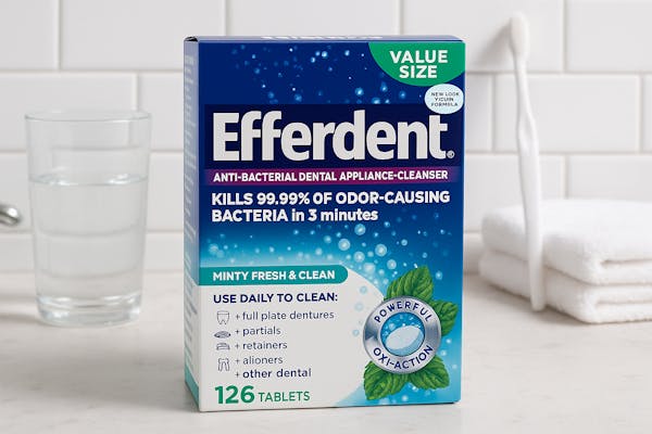 Efferdent 126-Count Cleaning Tablets, Under $4 on Amazon