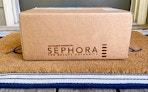sephora delivery box on welcome mat