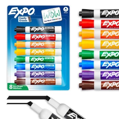 Expo Dry Erase Markers 8-Pack