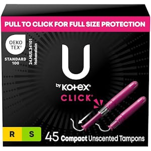 U by Kotex Click Compact Tampons