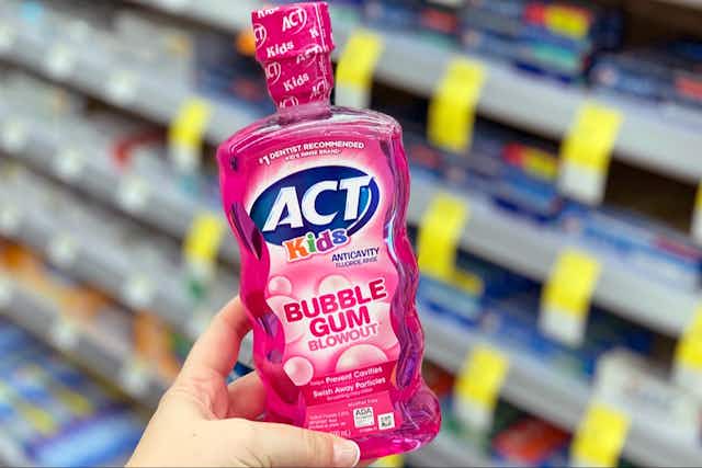 Act Kids Mouthwash: Get 4 Bottles for as Low as $10.23 on Amazon card image