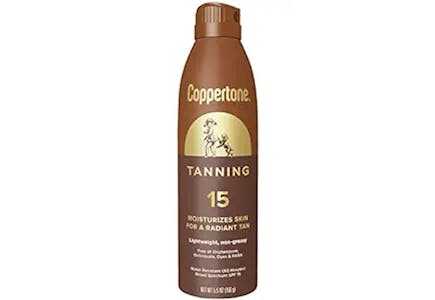 Coppertone Tanning Sunscreen Spray