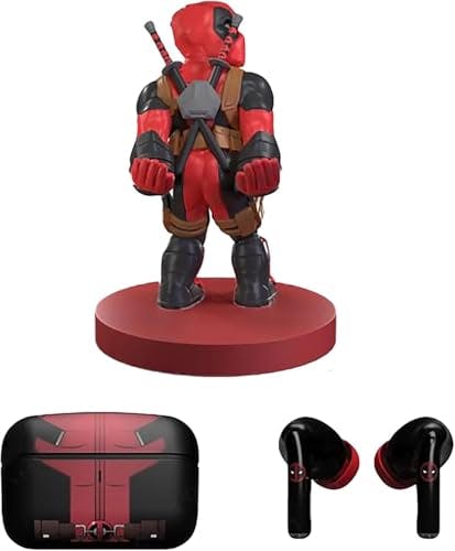 Deadpool Earbuds & Phone Holder