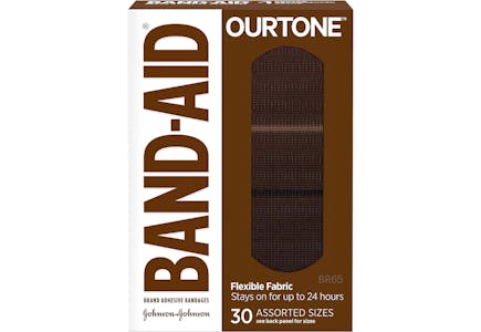 2 Band-Aid OurTone Bandage Packs