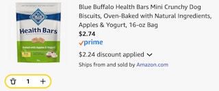 Blue Buffalo Health Bars Mini Crunchy Dog Biscuits