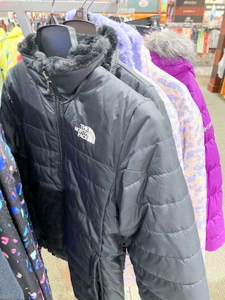 north face jacket on rack at dicks sporting goods
