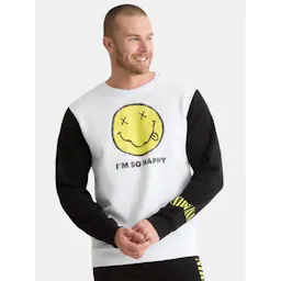 Men's Smiley Graphic Sweatshirt