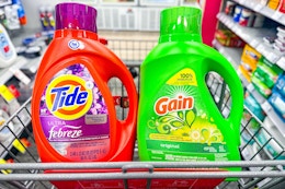 Gain and Tide Laundry Detergent, Only $7.49 Each at CVS card image