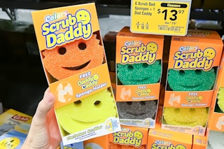 Scrub Daddy 2 pk in Lowe's store on clearance