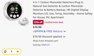 carbon monoxide detector