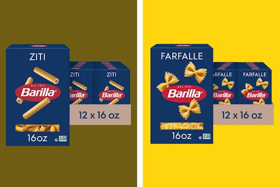 boxes of barilla pasta