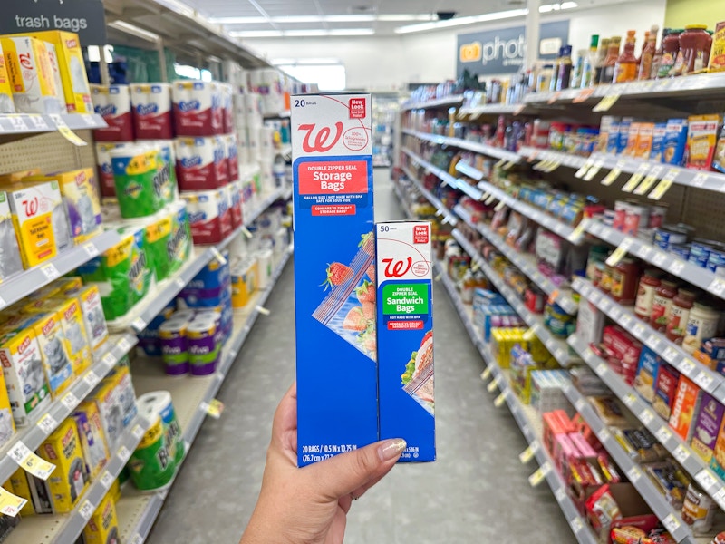 walgreens brand storage bags