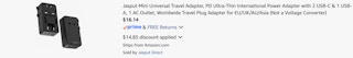 Amazon Universal Travel Adapter 2026 2