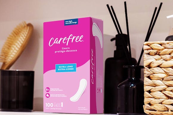 Carefree 120-Count Panty Liners, as Low as $3.88 on Amazon