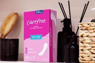Carefree Panty Liners Packaging