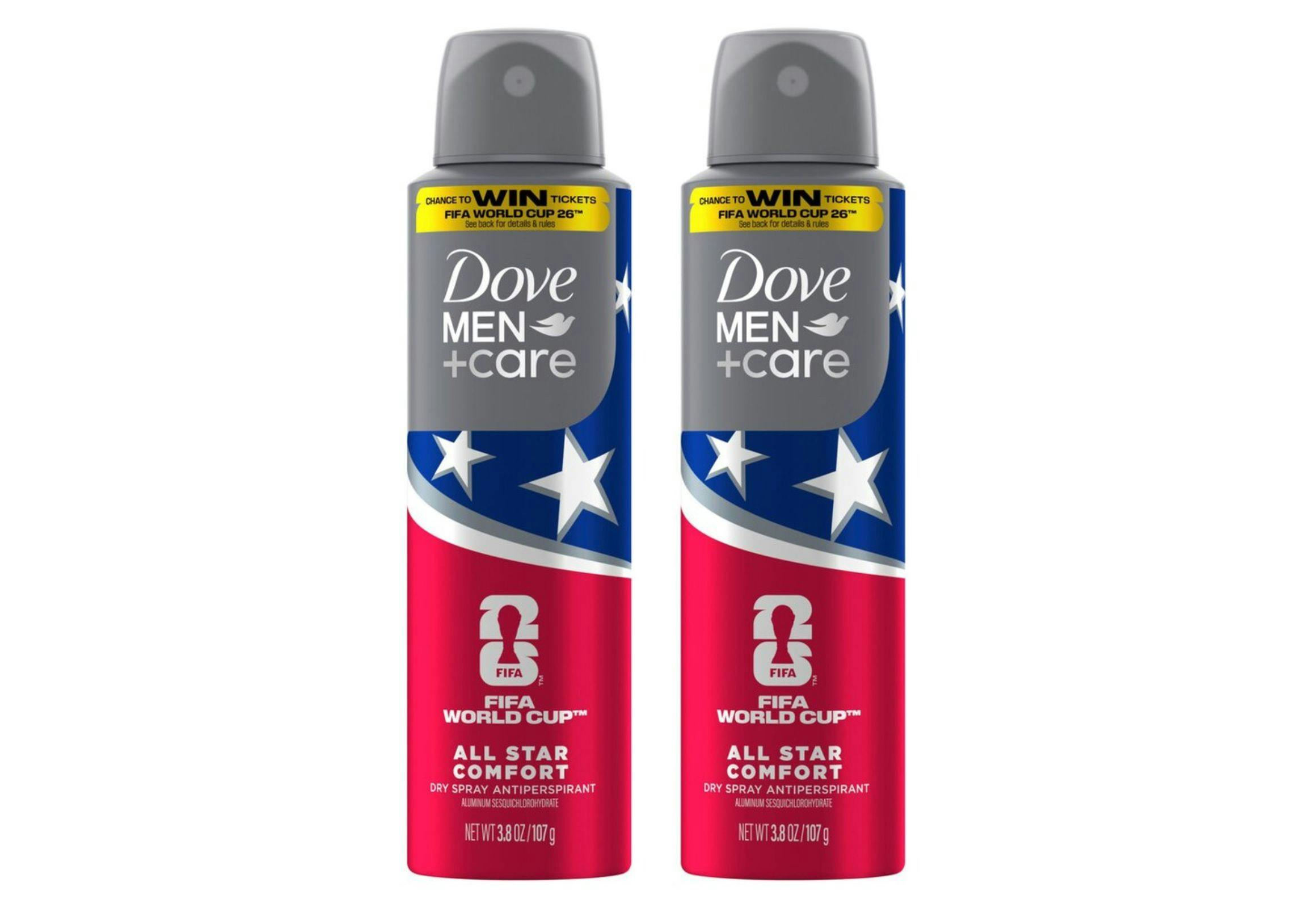 2 Dove Men+Care Deodorants