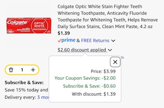 colgate 2 cart