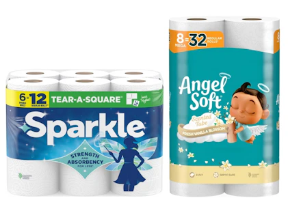 1 Sparkle + 4 Angel Soft