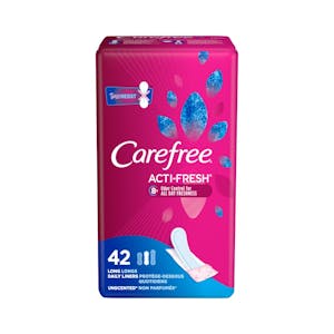 2 Carefree Panty Liner Packs